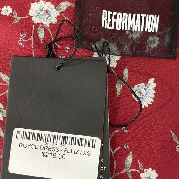 Reformation Royce Midi Dress-Feliz NWT - Picture 6 of 7